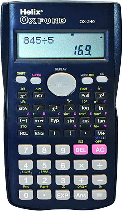 Basic Calculator Blue Helix 979118
